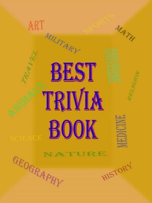 cover image of Best Trivia Book